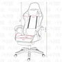 Cadeira Gamer Fox Racer Zerda, Branco, Com Apoio De Pe