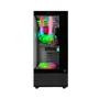 Gabinete Gamer C3tech, Mid Tower, RGB, Com Fan, Lateral e Frontal Em Vidro - Mt-g850bk