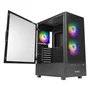 Gabinete Gamer Antec Nx410 V2 Lateral De Vidro Temperado Micro Atx/itx/atx 2 Fans RGB Preto