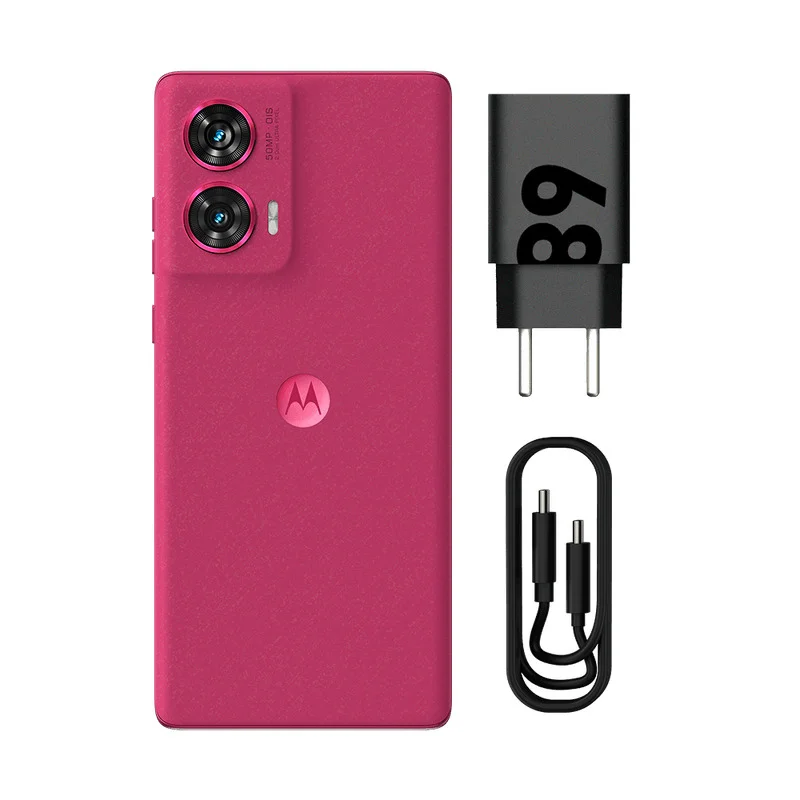 Smartphone Motorola Edge 50 Fusion 5g - Pink Vegan Suede, 256gb, 16gb Ram Boost, Câmera Dupla 50mp +13mp, Selfie 32mp E Tela De 6,7" Smartphone Motorola Edge 50 Fusion 5g - Pink Vegan Suede, 256gb, 16gb Ram Boost, Câmera Dupla 50mp +13mp, Selfie 32mp E Tela De 6,7"