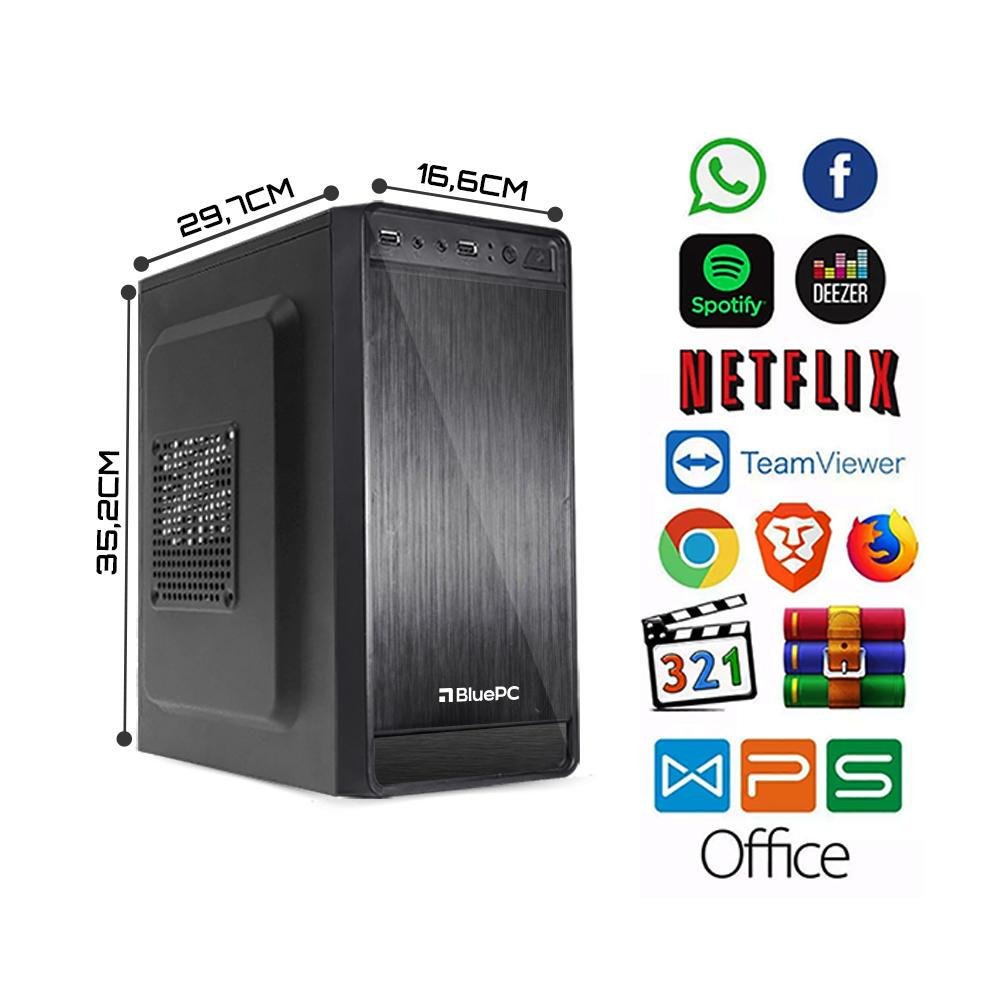 Computador Blue PC AMD Ryzen 5 5600gt KaBuM