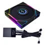 Kit 3 Cooler Lian Li Uni Fan Tl Lcd 120 RGB + Controlador