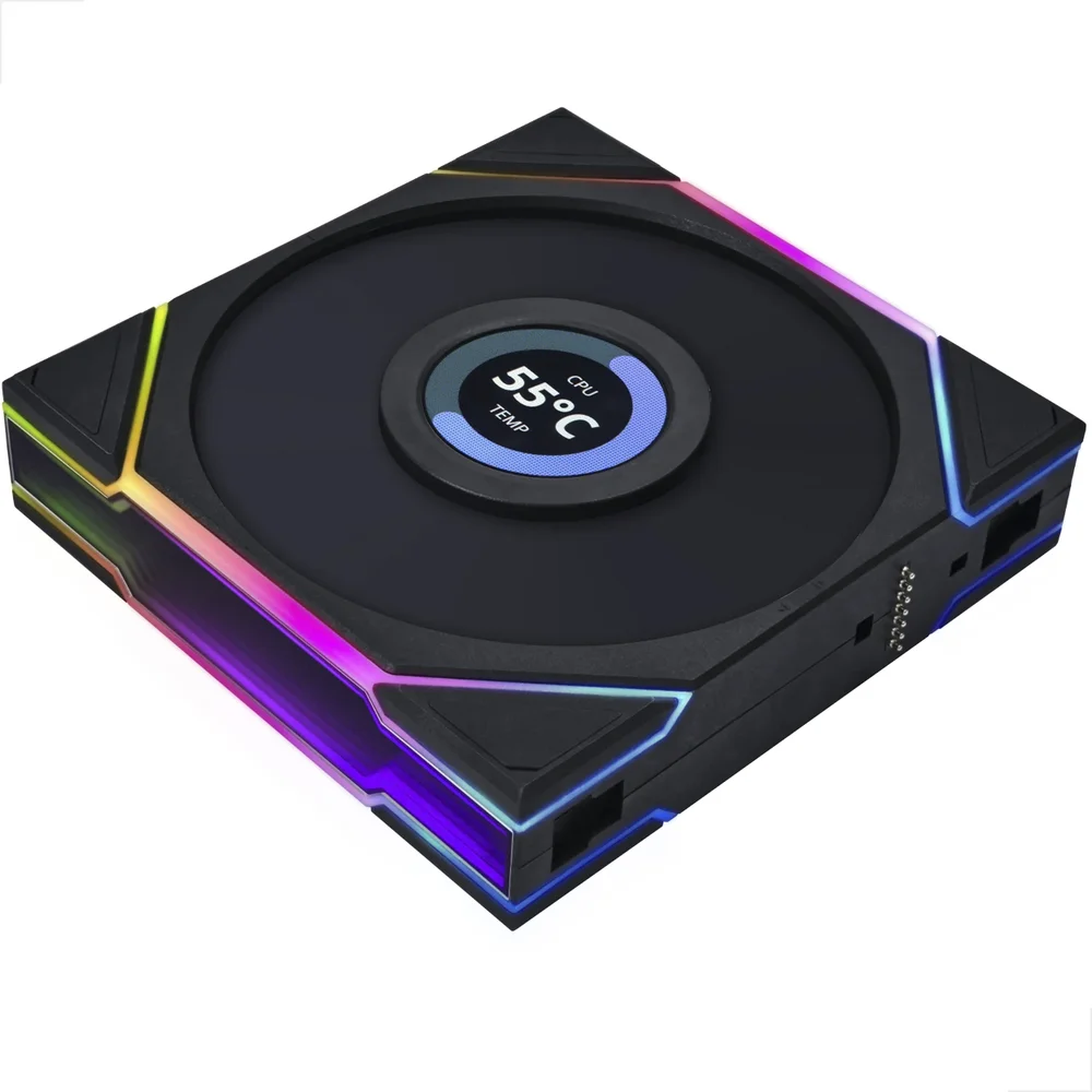 Kit 3 Cooler Lian Li Uni Fan Tl Lcd 120 RGB + Controlador Kit 3 Cooler Lian Li Uni Fan Tl Lcd 120 RGB + Controlador