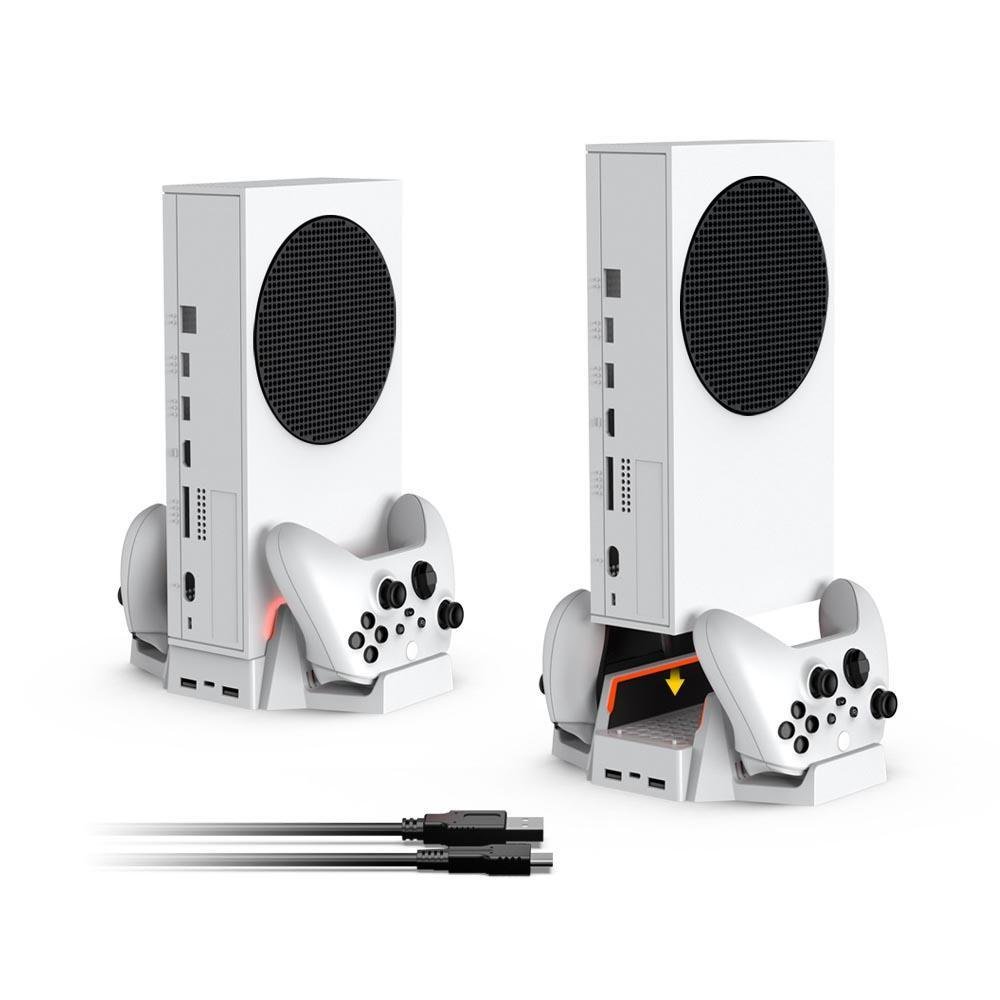 Suporte De Resfriamento Para XBOX Series S, Caregador Duplo Com Bateria Suporte De Resfriamento Para XBOX Series S, Caregador Duplo Com Bateria