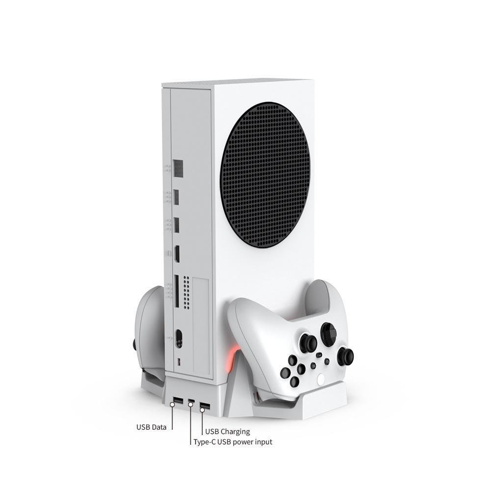 Suporte De Resfriamento Para XBOX Series S, Caregador Duplo Com Bateria Suporte De Resfriamento Para XBOX Series S, Caregador Duplo Com Bateria