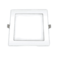 Luminária LED Painel/plafon Slim Embutir 24w Biv 2700k Quadrado - Ourolux