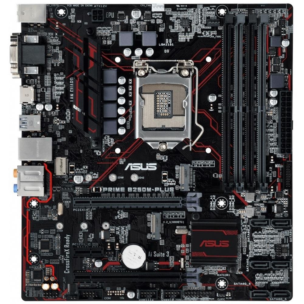 Placa Me Asus Prime B250m Plus Gamer KaBuM