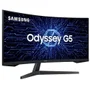 Monitor Gamer Curva Ultrawide Samsung Odyssey G5 34” Uwqhd, 165Hz, 1ms, Hdr10, HDMI, Dp, Freesync Premium Preto
