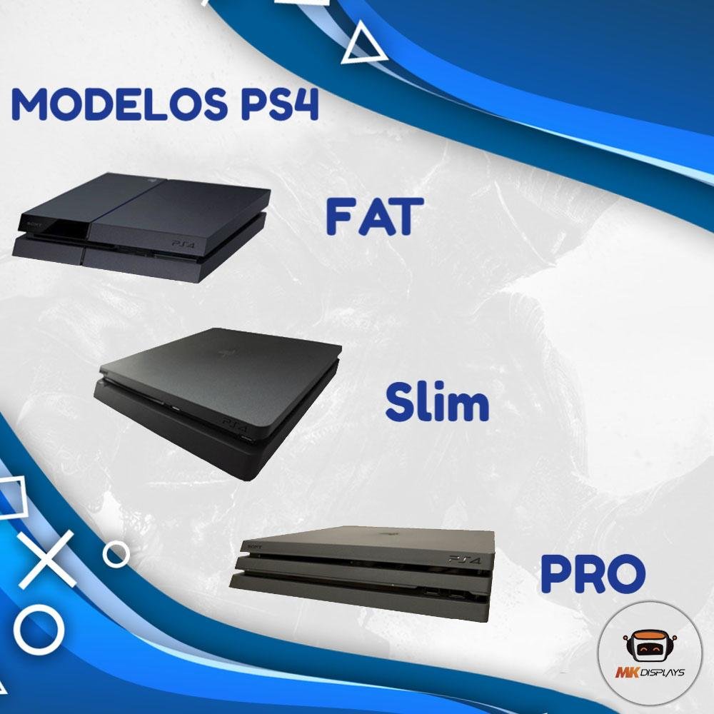Suporte Parede Console Playstation 4 Fat - Ps4 Fat - Material Acrílico Vidro (acrílico Imita Vidro)