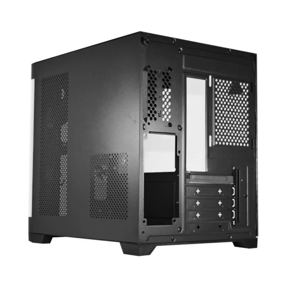 Gabinete Gamer K-Mex Aqua Curva CG-01AG Preto Mini Tower Vidro Temperado M-ATX Black - CG01AGRH001CB0X Gabinete Gamer K-Mex Aqua Curva CG-01AG Preto Mini Tower Vidro Temperado M-ATX Black - CG01AGRH001CB0X