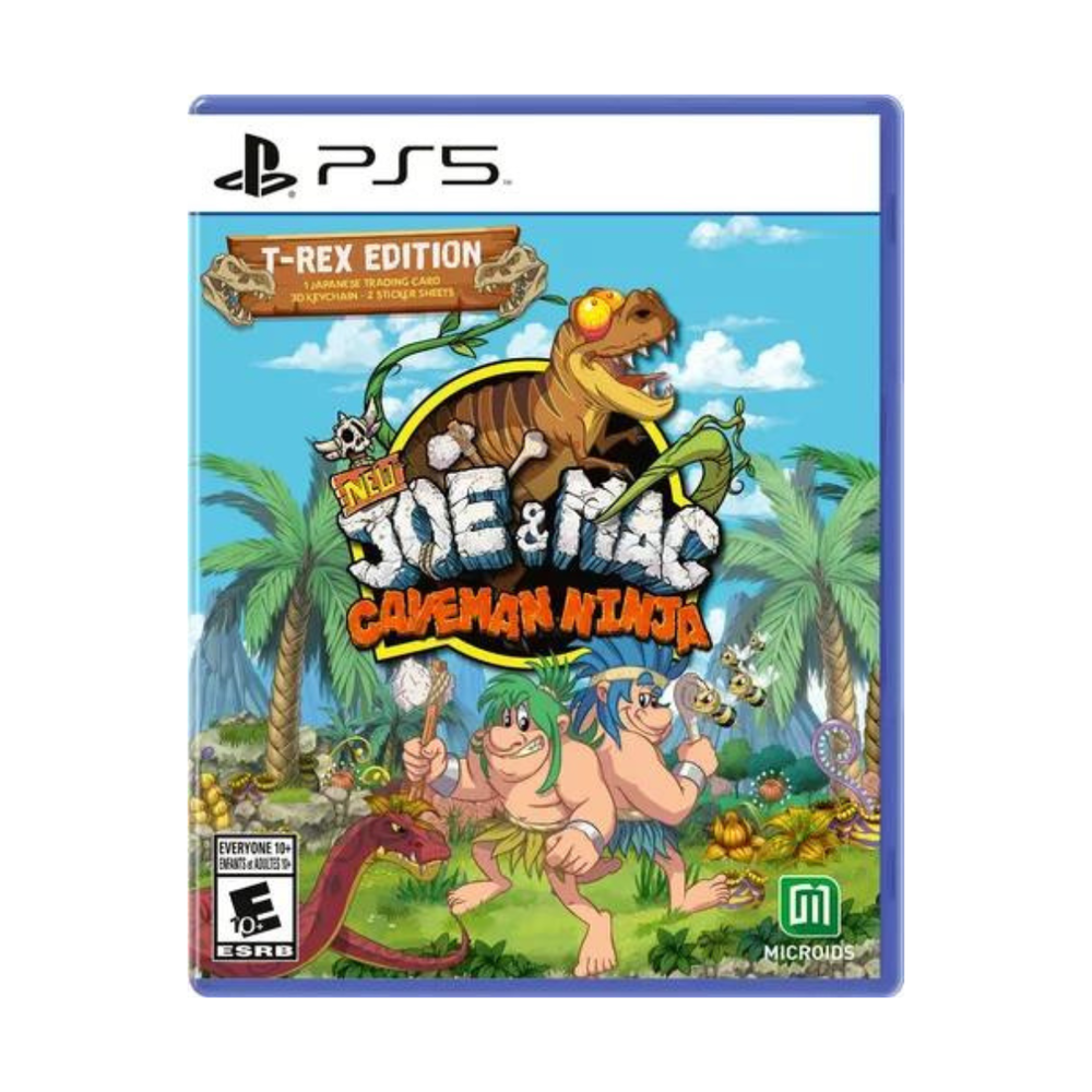 Jogo New Joe & Mac Caveman Ninja T-rex Edition Ps5 Americano Jogo New Joe & Mac Caveman Ninja T-rex Edition Ps5 Americano