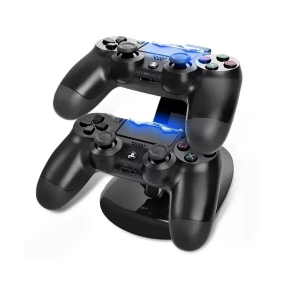 Carregador Para Controle De Ps4, Estação De Carregamento Duplo