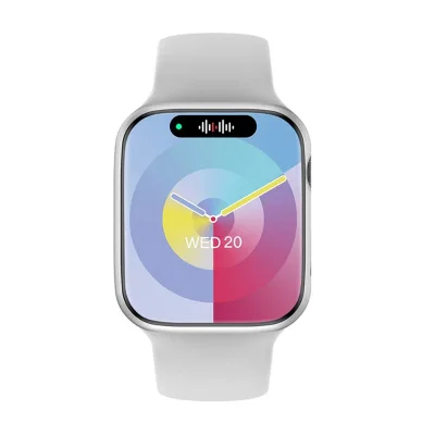 Smartwatch Watch X 45mm Tela Amoled Ilha Dinâmica Chatgpt Gps Nfc Prata