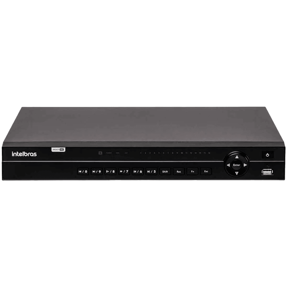 Kit 16 Câmeras Intelbras 1220b Full Hd  Dvr Intelbras Mhdx 1232 Hd 6tb