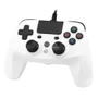 Controle Usb Com Fio Para Playstation 4 Ps3 Computador Branco