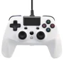Controle Usb Com Fio Para Playstation 4 Ps3 Computador Branco