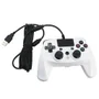 Controle Usb Com Fio Para Playstation 4 Ps3 Computador Branco