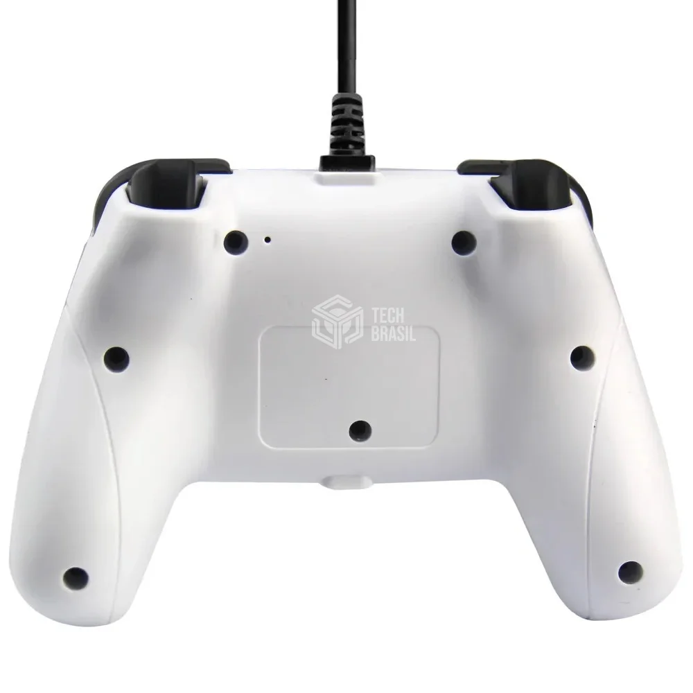 Controle Usb Com Fio Para Playstation 4 Ps3 Computador Branco Controle Usb Com Fio Para Playstation 4 Ps3 Computador Branco