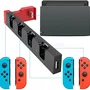 Dock Base Estação De Carregamento Para 4 Controle Joy-con De Nintendo Switch Lite OLED