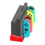 Dock Base Estação De Carregamento Para 4 Controle Joy-con De Nintendo Switch Lite OLED
