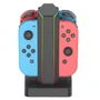 Carregador LED Para Nintendo Switch Joy-con 4 Controles Estação Base