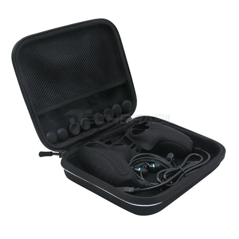 Kit Protetor Controle Playstation 5 Fone Cabo Estojo Botões