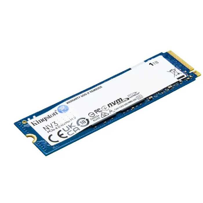 SSD Kingston 1TB Nv3 M.2 Nvme PCIe 4, Leitura 6000MB/s, Gravação 4000MB/s, Ultra Rápido - Snv3s/1000g SSD Kingston 1TB Nv3 M.2 Nvme PCIe 4, Leitura 6000MB/s, Gravação 4000MB/s, Ultra Rápido - Snv3s/1000g