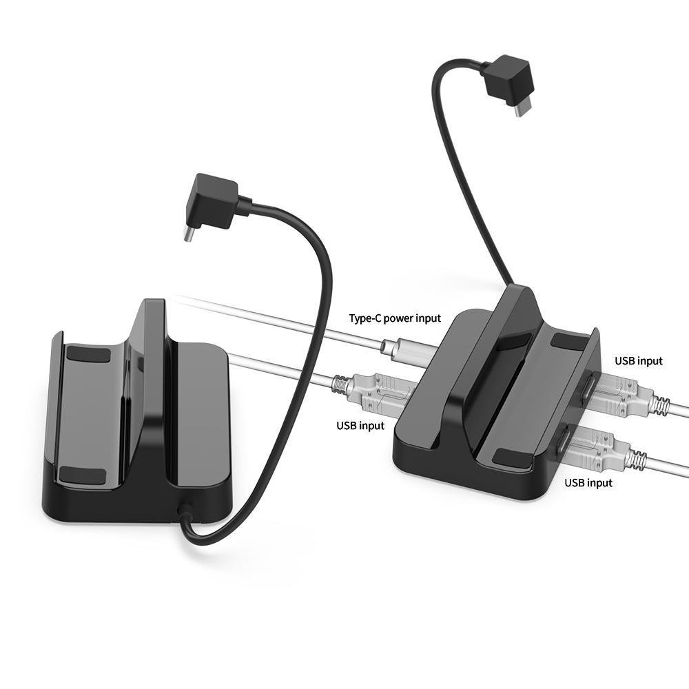 Suporte Dock De Carregamento Base Carregador Compativel Com Console Steam Deck 3 Entradas Usb Suporte Dock De Carregamento Base Carregador Compativel Com Console Steam Deck 3 Entradas Usb