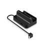 Suporte Dock De Carregamento Base Carregador Compativel Com Console Steam Deck 3 Entradas Usb