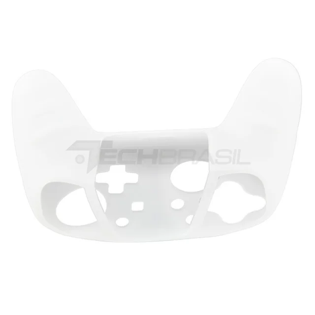 Capa Protetora Silicone Para Controle Nintendo Switch Pro Branco