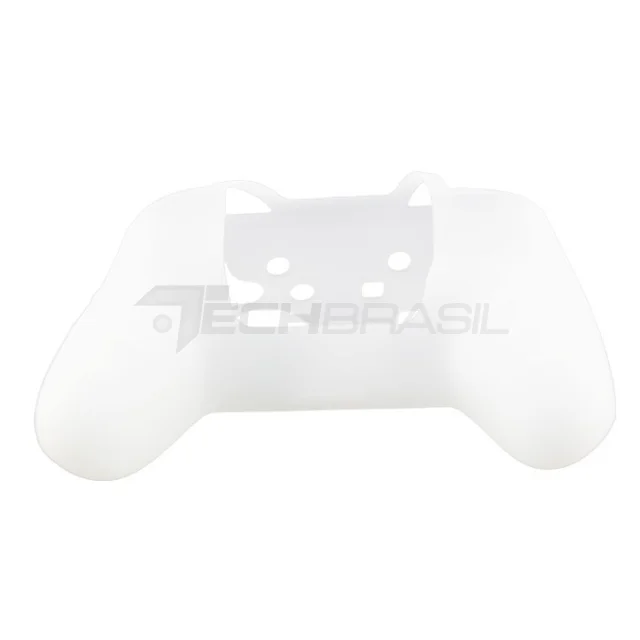 Capa Protetora Silicone Para Controle Nintendo Switch Pro Branco