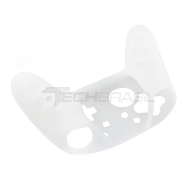 Capa Protetora Silicone Para Controle Nintendo Switch Pro Branco