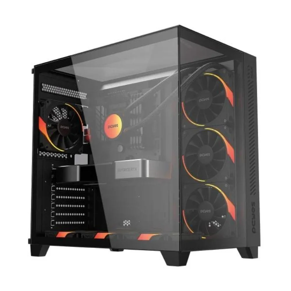 Gabinete Gamer Forcefield Max Black Vulcan - Gffmaxbv Gabinete Gamer Forcefield Max Black Vulcan - Gffmaxbv