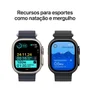 Apple Watch Ultra 2 Gps + Cellular • Caixa Natural De Titânio De 49 Mm • Pulseira Loop Trail Azul – M/g