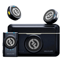 Sistema Microfone Lapela Hollyland Lark M2 Câmera Preto