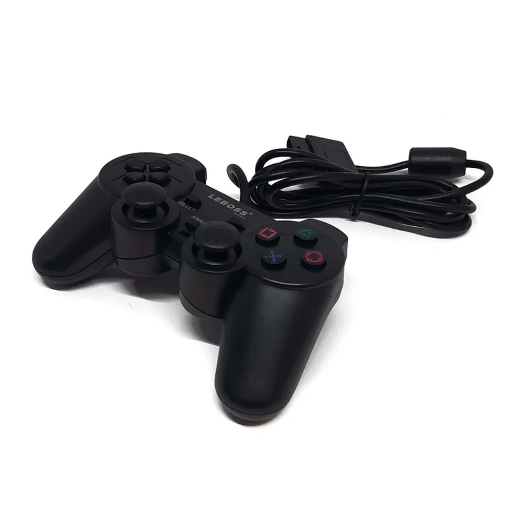 Controle Compatível Playstation 2, Com Joystick Analógico Digital, Com Fio Controle Compatível Playstation 2, Com Joystick Analógico Digital, Com Fio