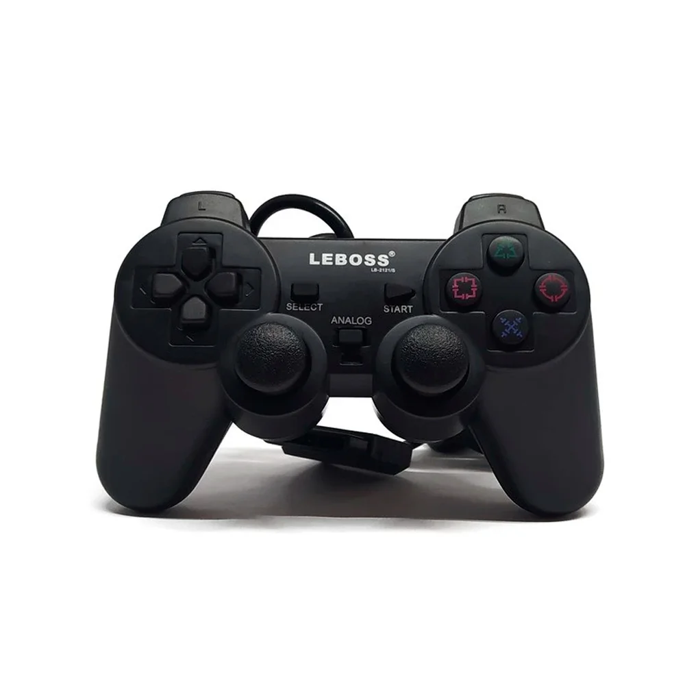 Controle Compatível Playstation 2, Com Joystick Analógico Digital, Com Fio Controle Compatível Playstation 2, Com Joystick Analógico Digital, Com Fio
