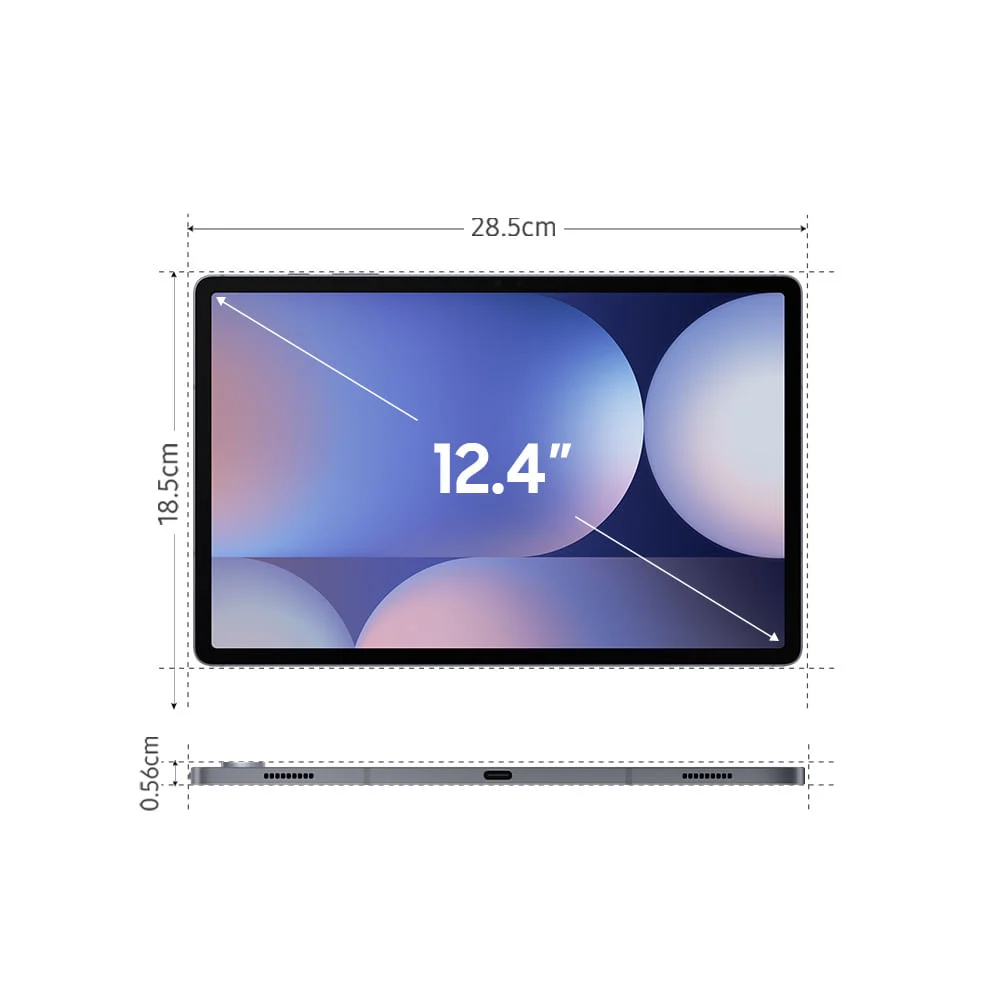 Tablet Samsung Galaxy Tab S10+, 512gb, 12gb Ram, Tela Imersiva De 12.4”, S Pen E Capa Teclado Inclusas Cinza