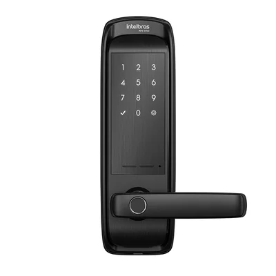 Fechadura Digital Inteligente De Embutir Mfv 3000 Preta Intelbras