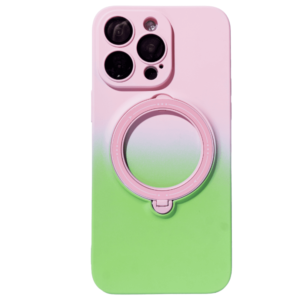 Capa Telefone Gradiente Suporte Magsafe iPhone 15 Pro Max