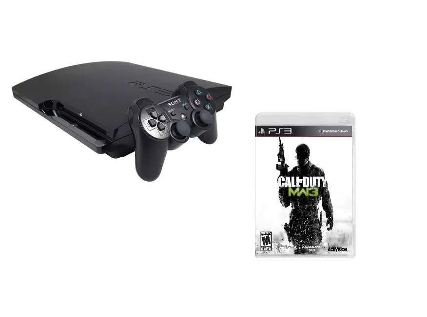 Sony Playstation 3 Slim 320gb Call Of Duty: Modern Warfare 3 Cor  Charcoal Black