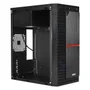 Gabinete Gamer Vinik Plate Lateral Acrílico C/ 2 Fans - Ggpacbk