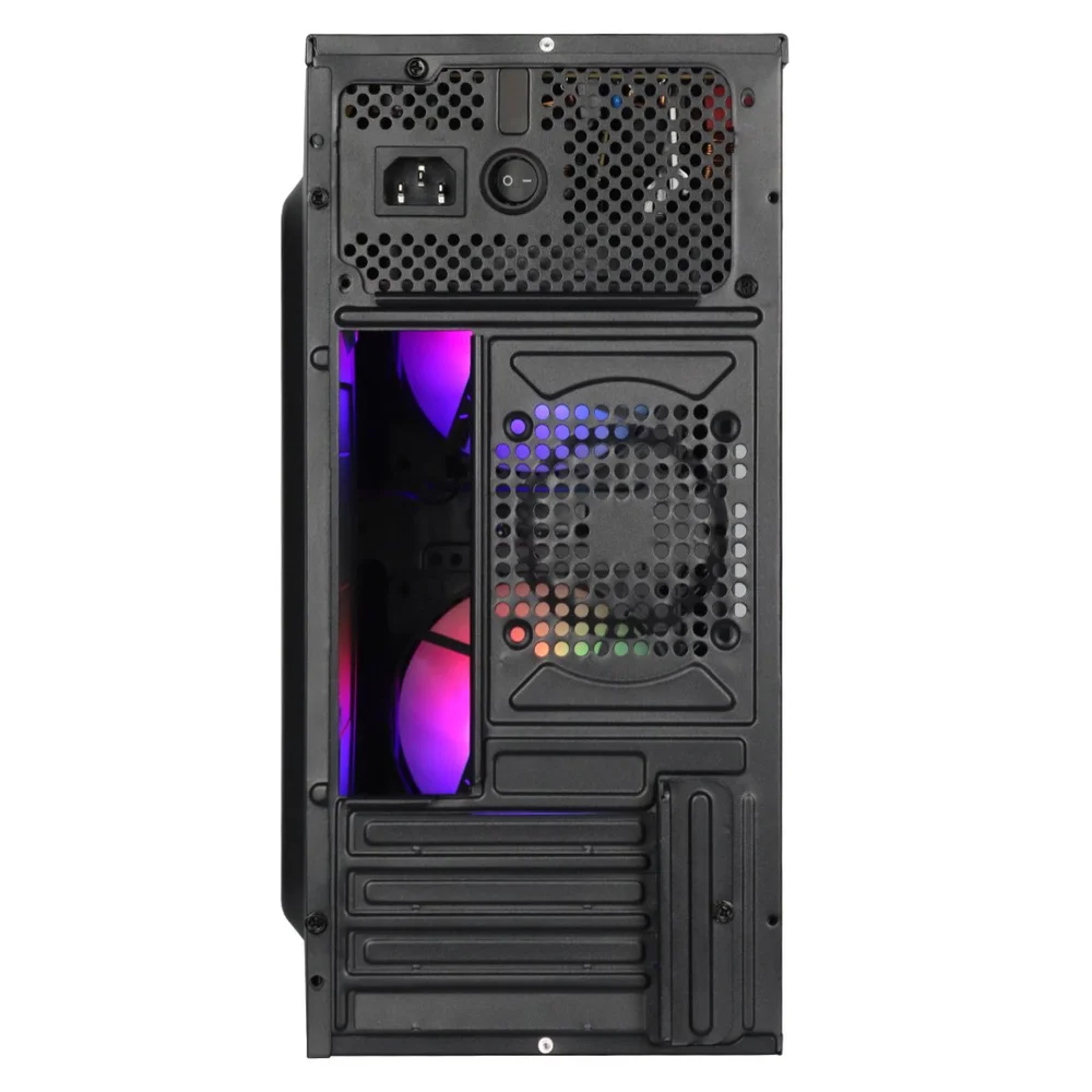 Gabinete Gamer Vinik Plate Lateral Acrílico C/ 2 Fans - Ggpacbk Gabinete Gamer Vinik Plate Lateral Acrílico C/ 2 Fans - Ggpacbk