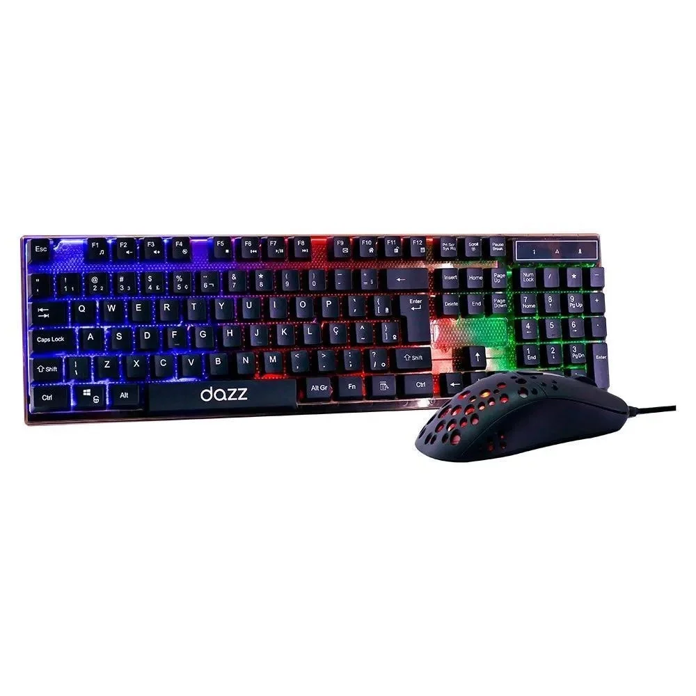 Kit Teclado e Mouse Gamer Dazz Shadowstrike