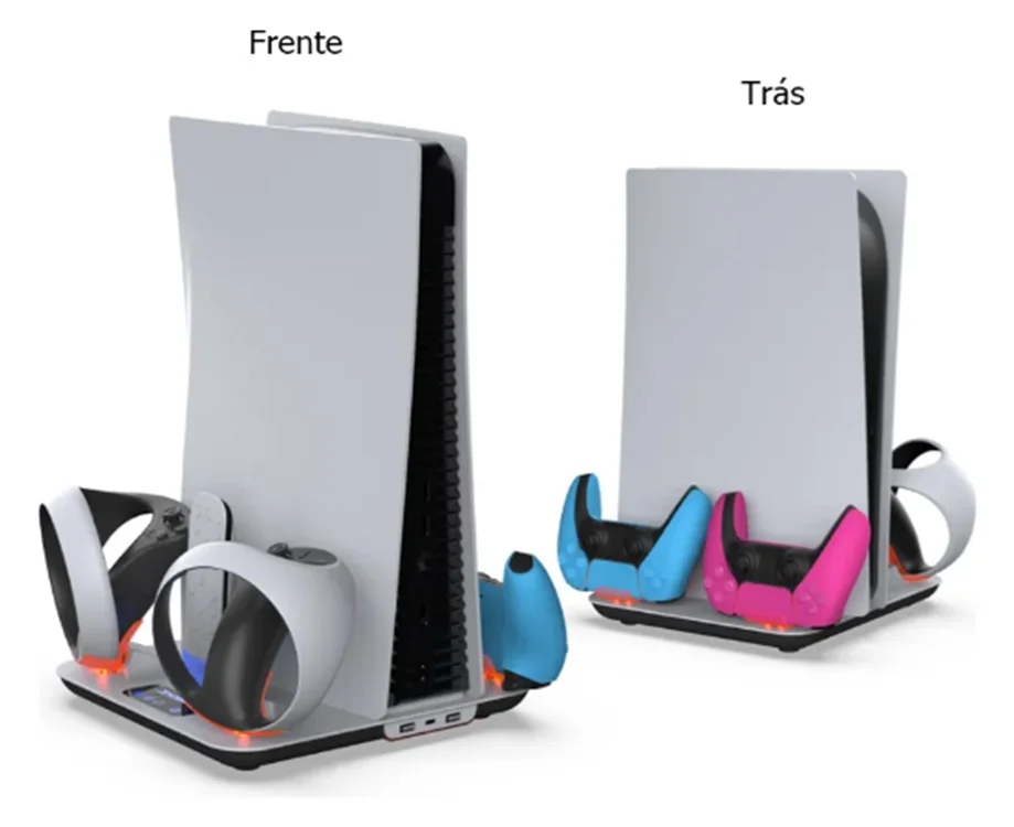 Base Cooler Resfriamento Para Ps5 E Carregamento Controles. Base Cooler Resfriamento Para Ps5 E Carregamento Controles.