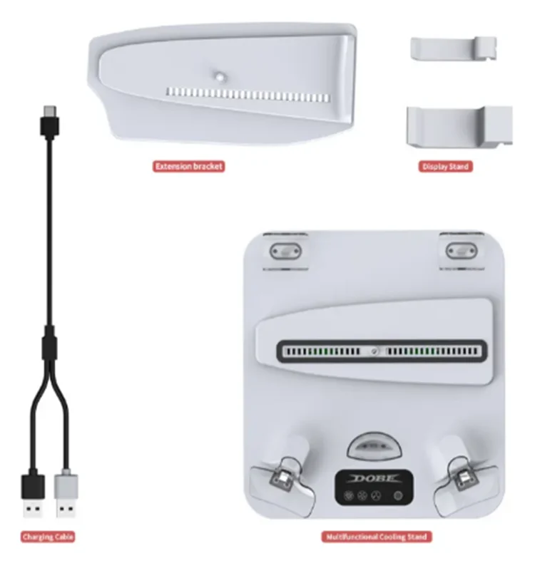 Base Cooler Resfriamento Para Ps5 E Carregamento Controles. Base Cooler Resfriamento Para Ps5 E Carregamento Controles.