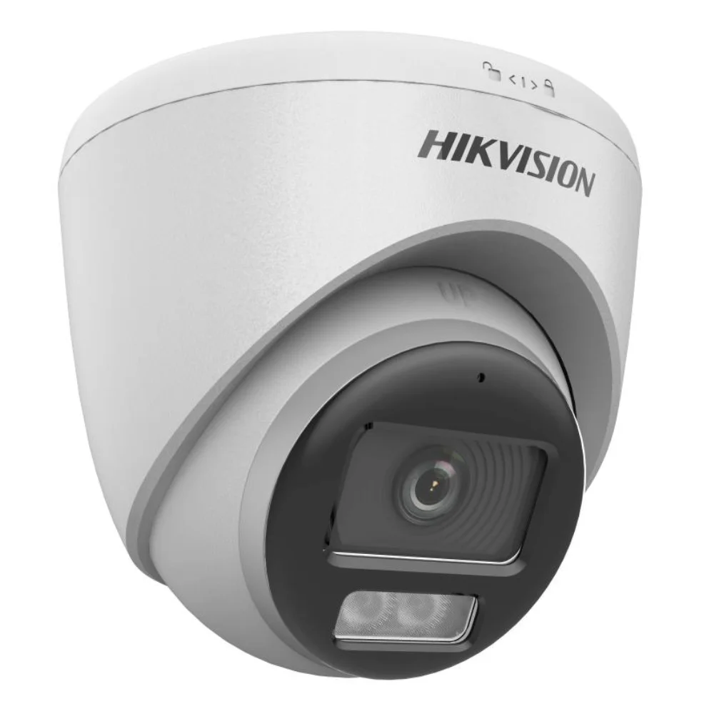 Câmera Hikvision 2mp Turret Colorvu Smart Hybrid Light Ds-2ce72df0t-lfs(2.8mm) - 327801036.