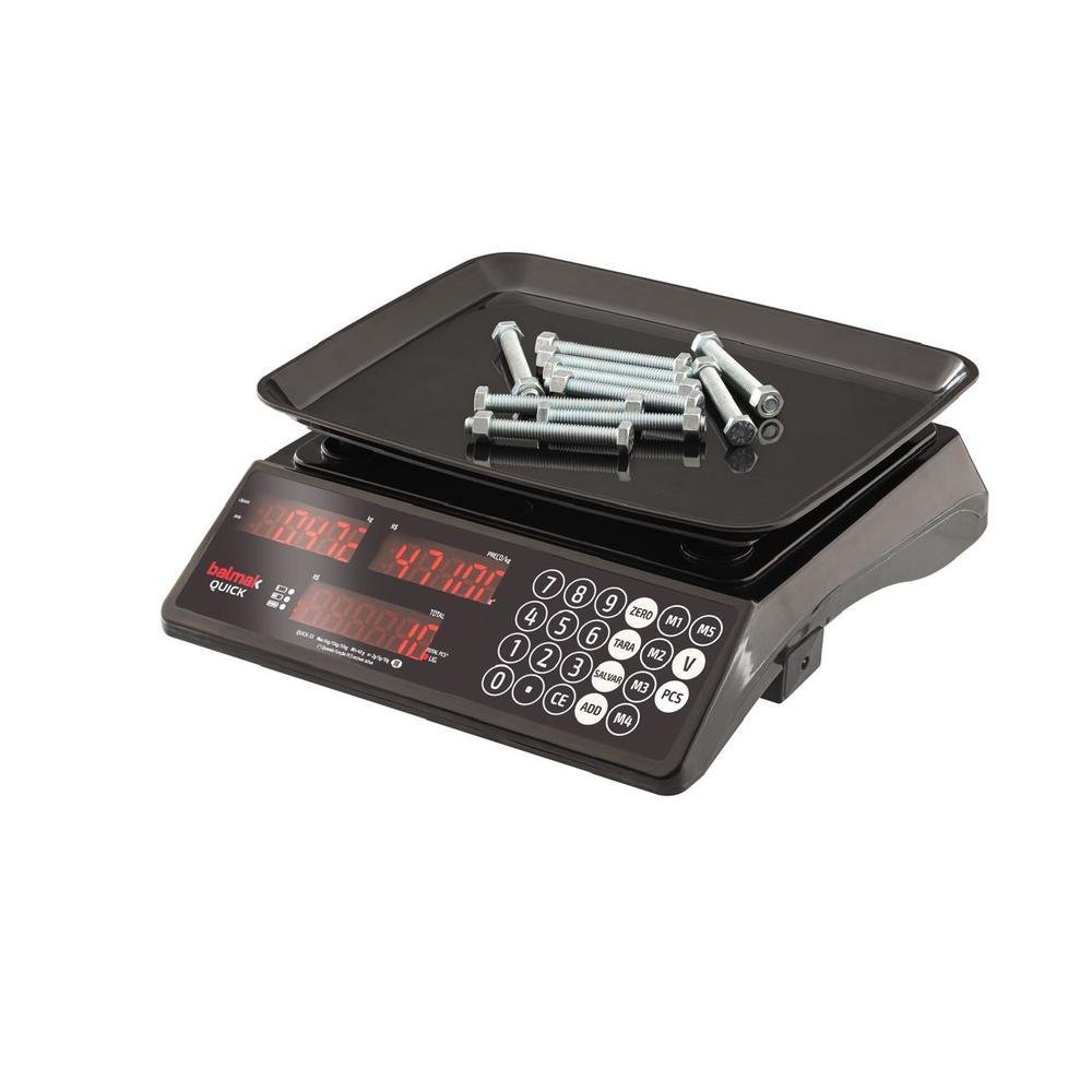 Balança Balmak Quick 33kg Computadora E Contadora De Peças Com Bandeja De Frutas Balança Balmak Quick 33kg Computadora E Contadora De Peças Com Bandeja De Frutas