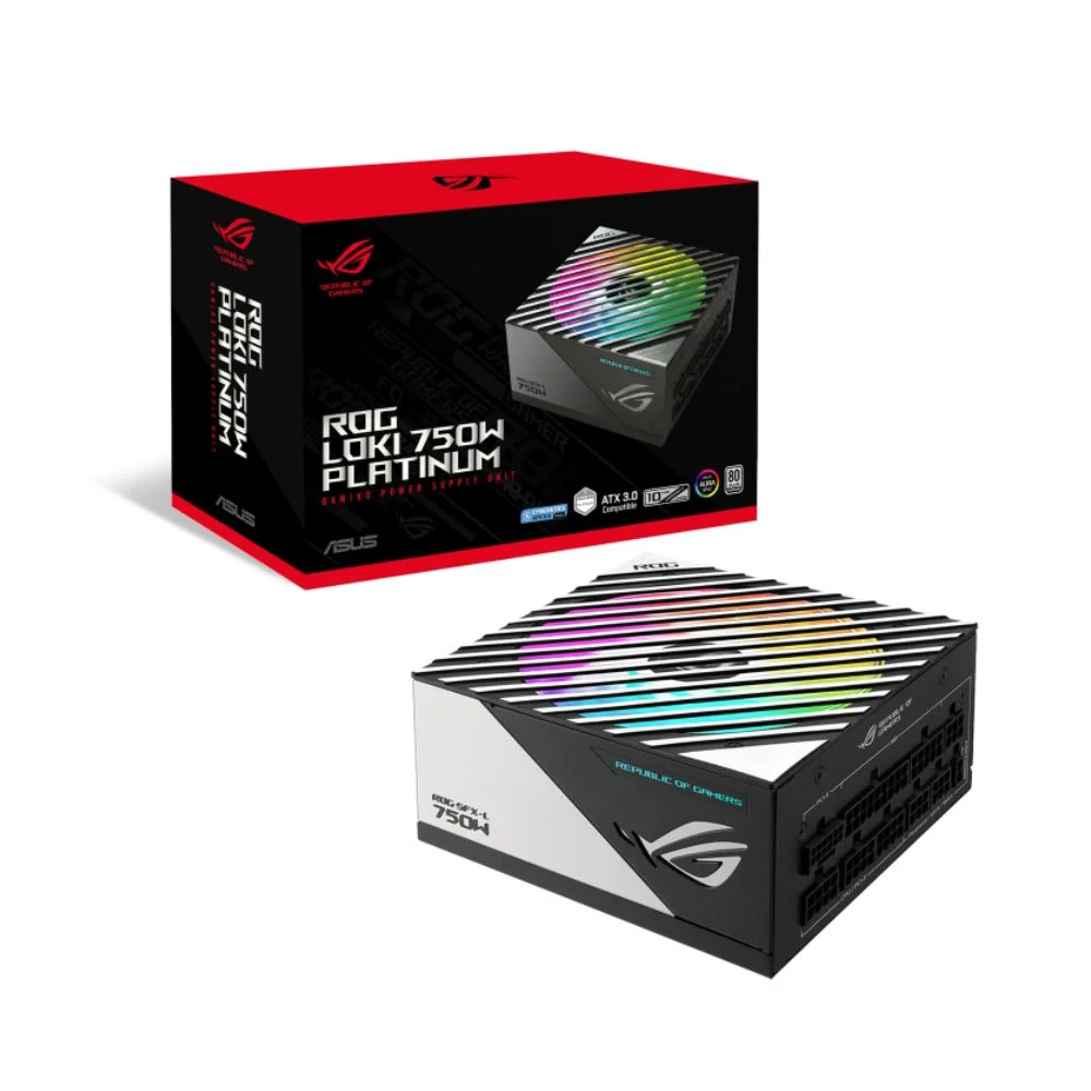 Fonte Asus Rog Loki Sfx-l 750w 80 Plus Platinum Full Modular - Rog-loki-750p-sfx-l-gaming