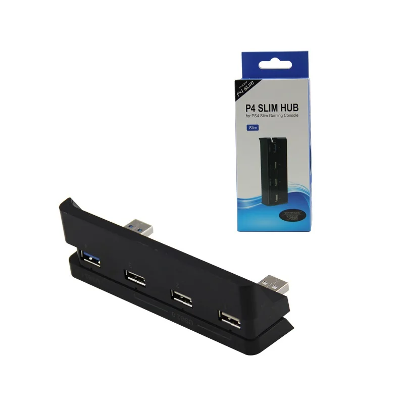 Hub Usb 4 Portas Playstation 4 Ps4 Slim Carregador Adaptador